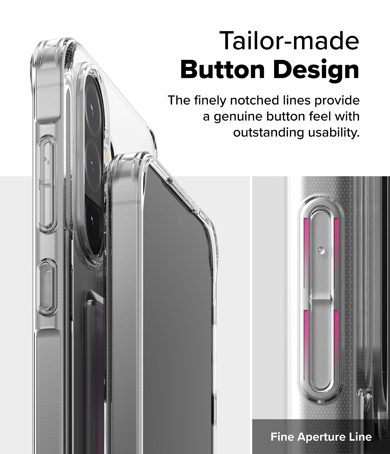 Samsung Galaxy A56 Fusion cover med kortholder, Gennemsigtig