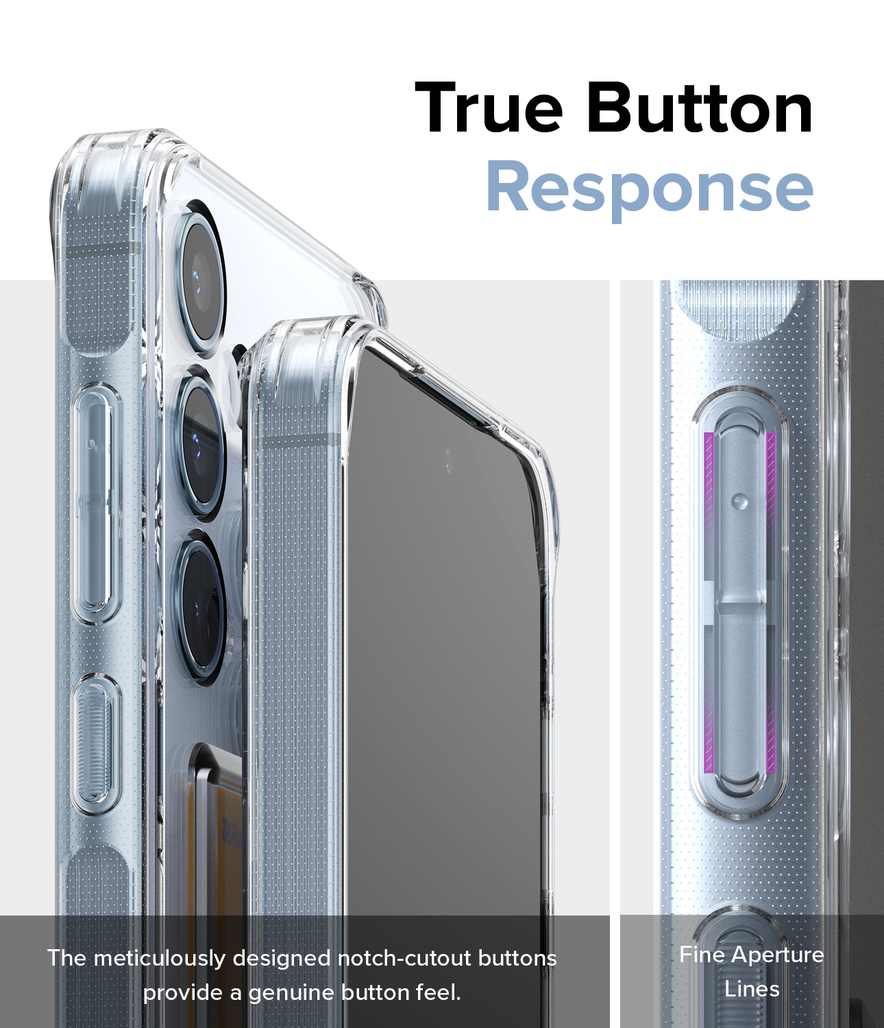 Samsung Galaxy A55 Fusion cover med kortholder, Gennemsigtig