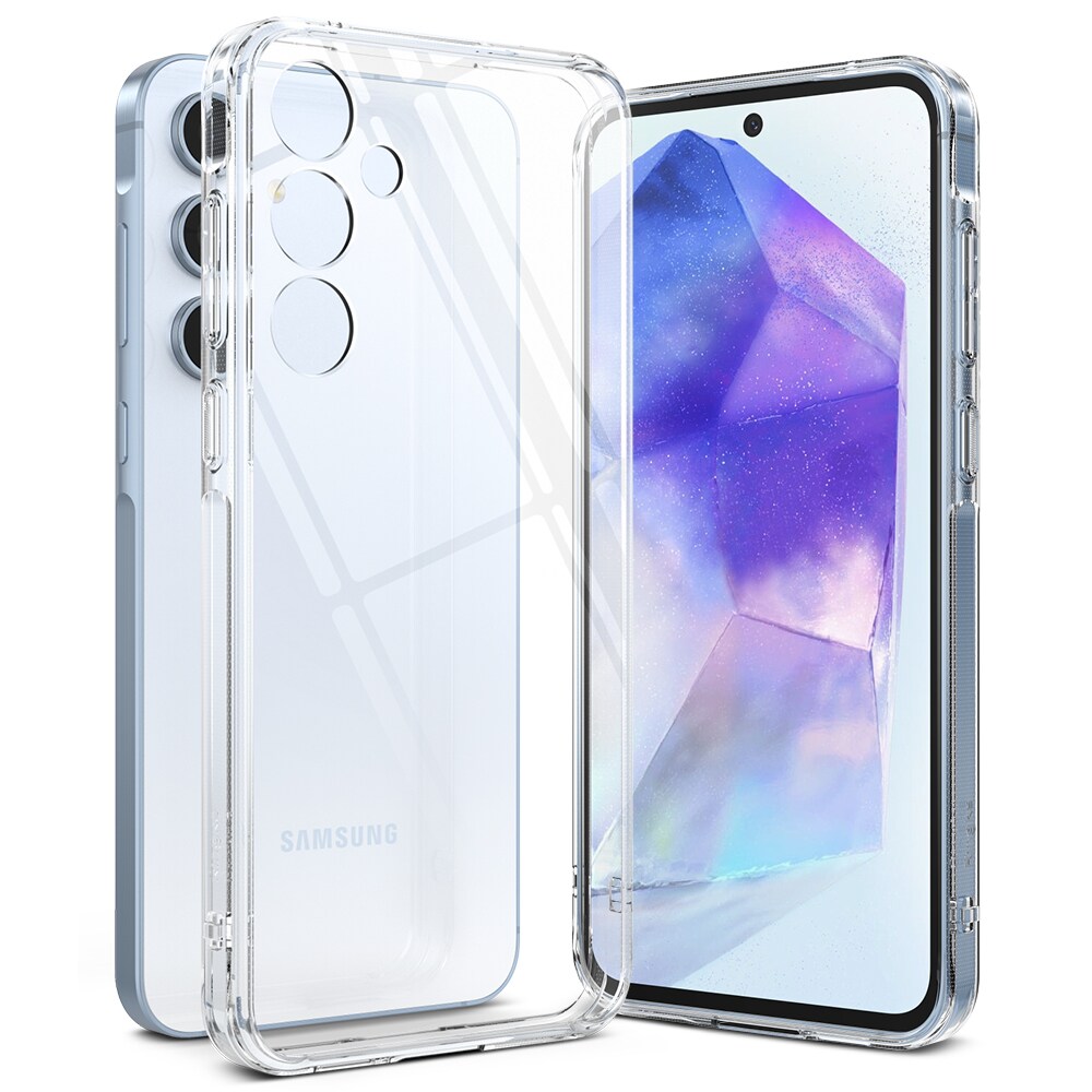 Samsung Galaxy A55 Fusion cover, Gennemsigtig