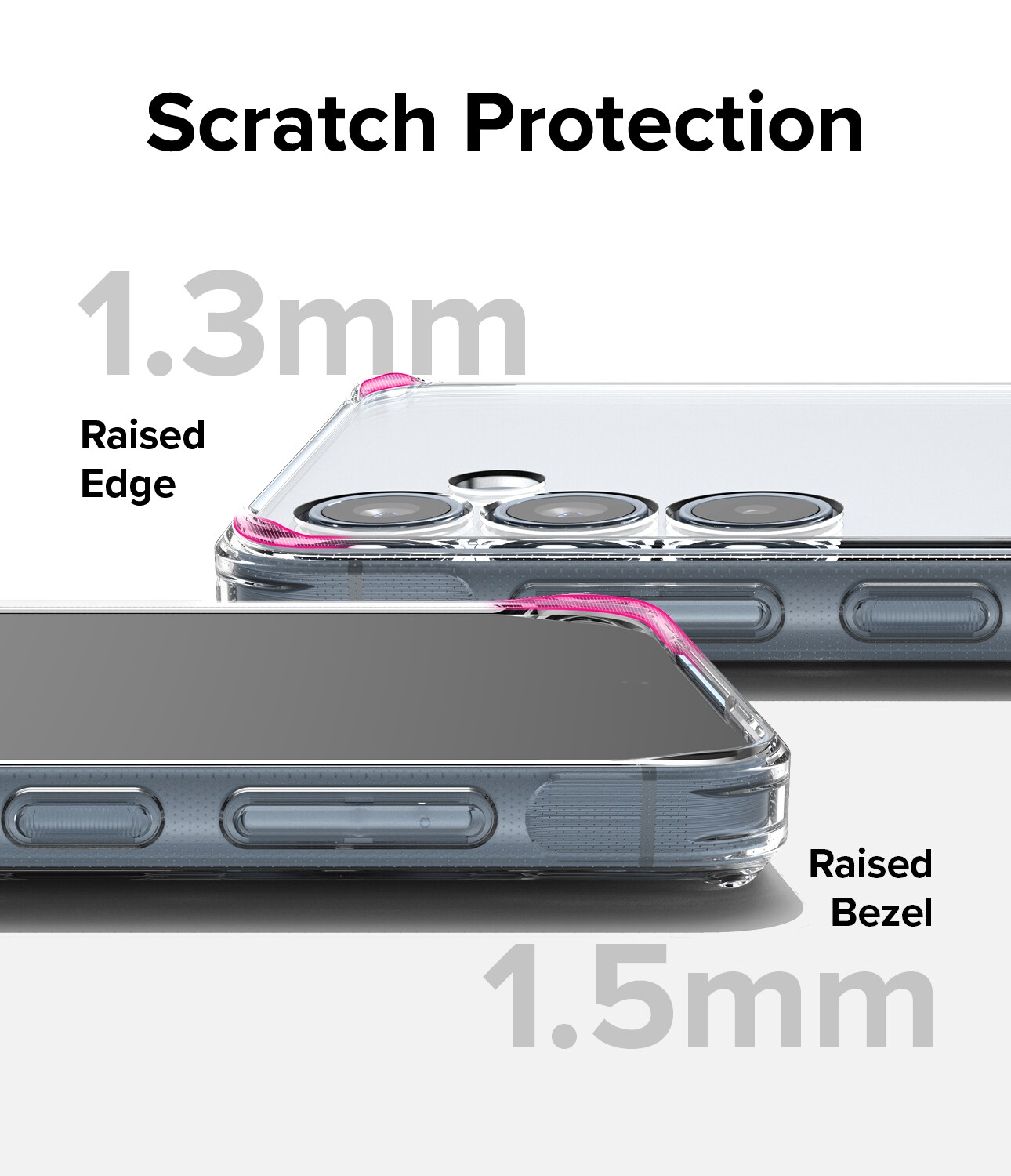 Samsung Galaxy A55 Fusion cover, Gennemsigtig