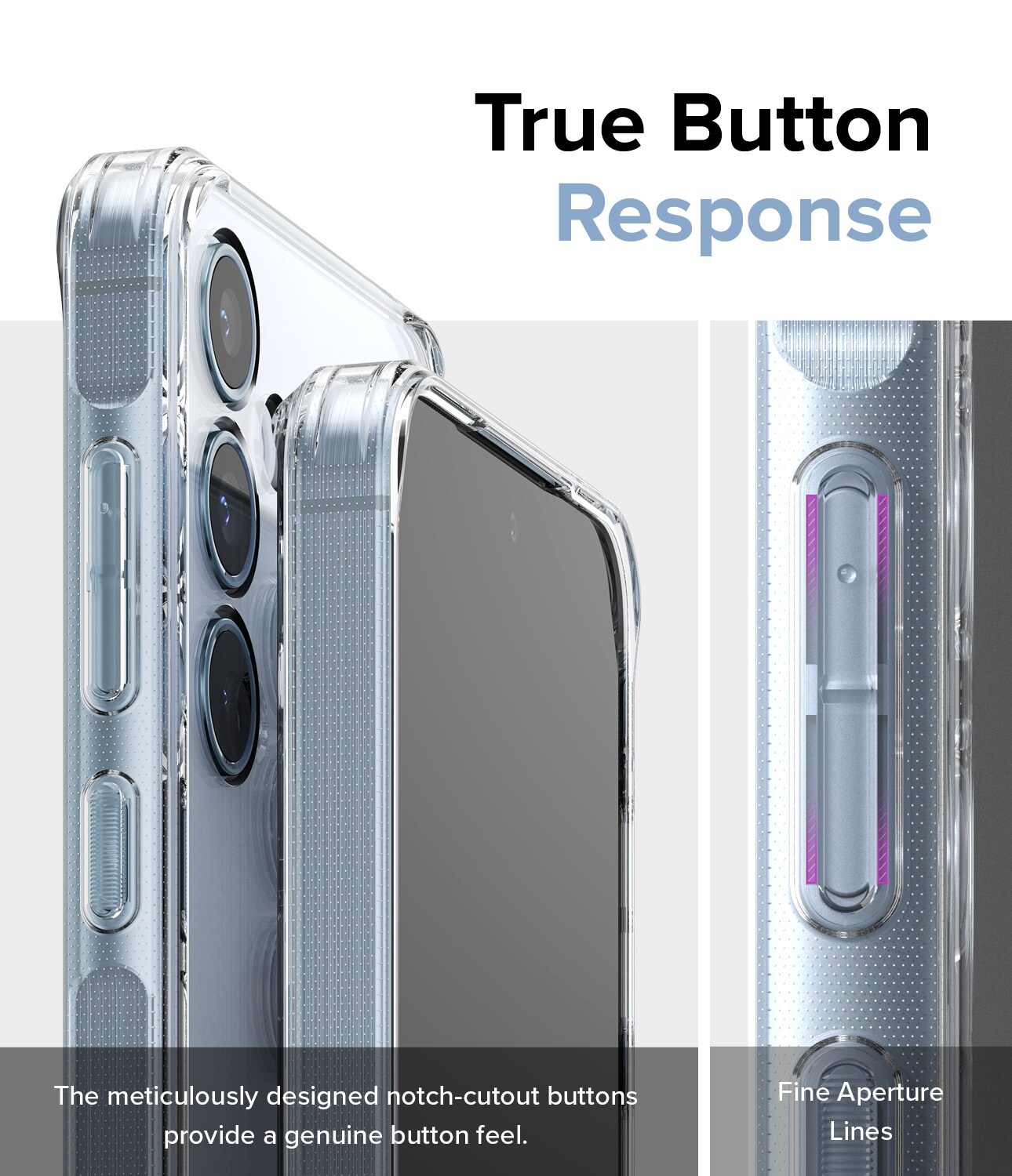 Samsung Galaxy A55 Fusion cover, Gennemsigtig