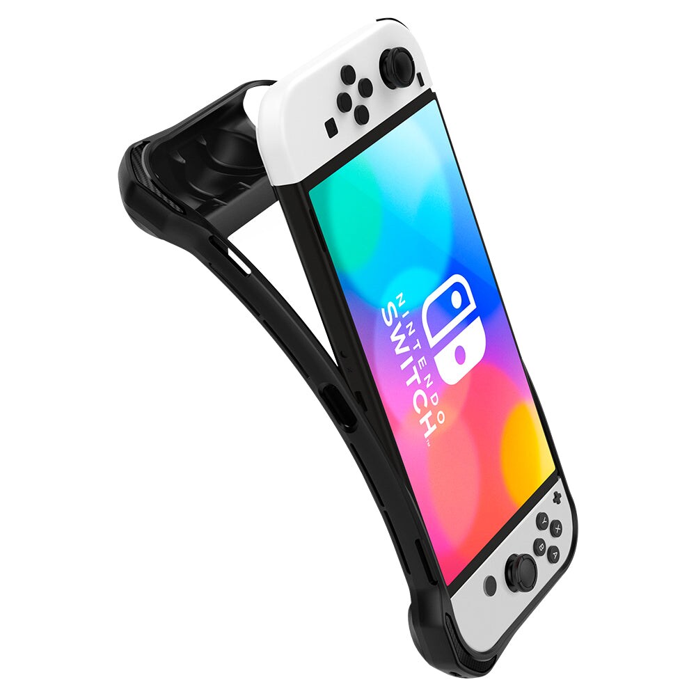 Nintendo Switch OLED Rugged Armor-cover, Sort