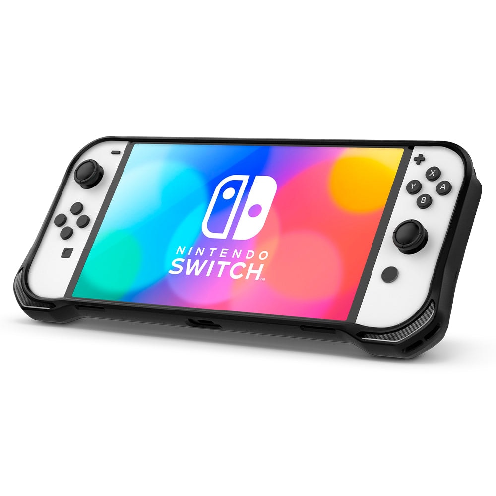Nintendo Switch OLED Rugged Armor-cover, Sort
