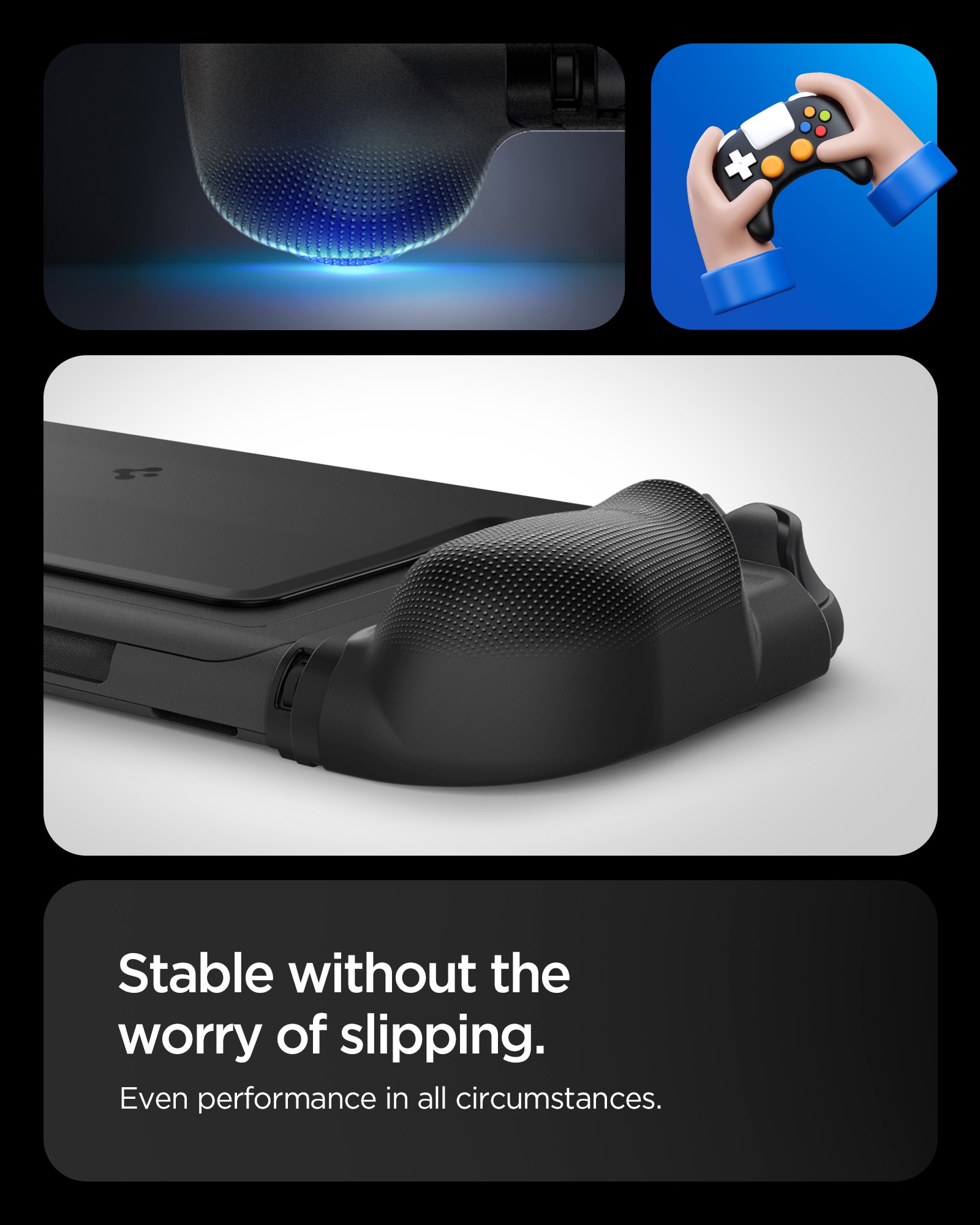 Nintendo Switch 2 Dual Grip-cover, Sort