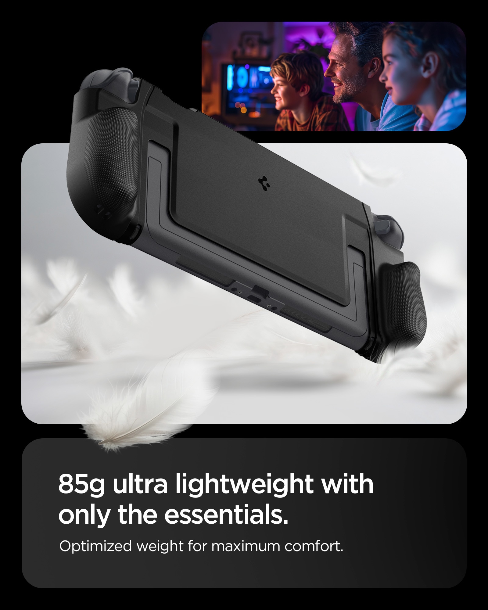Nintendo Switch 2 Dual Grip-cover, Sort