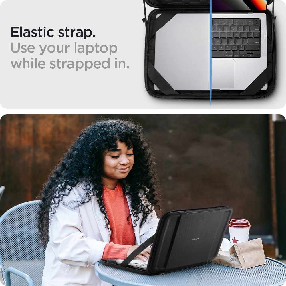 13-14" computertaske Rugged Armor Pro, Sort