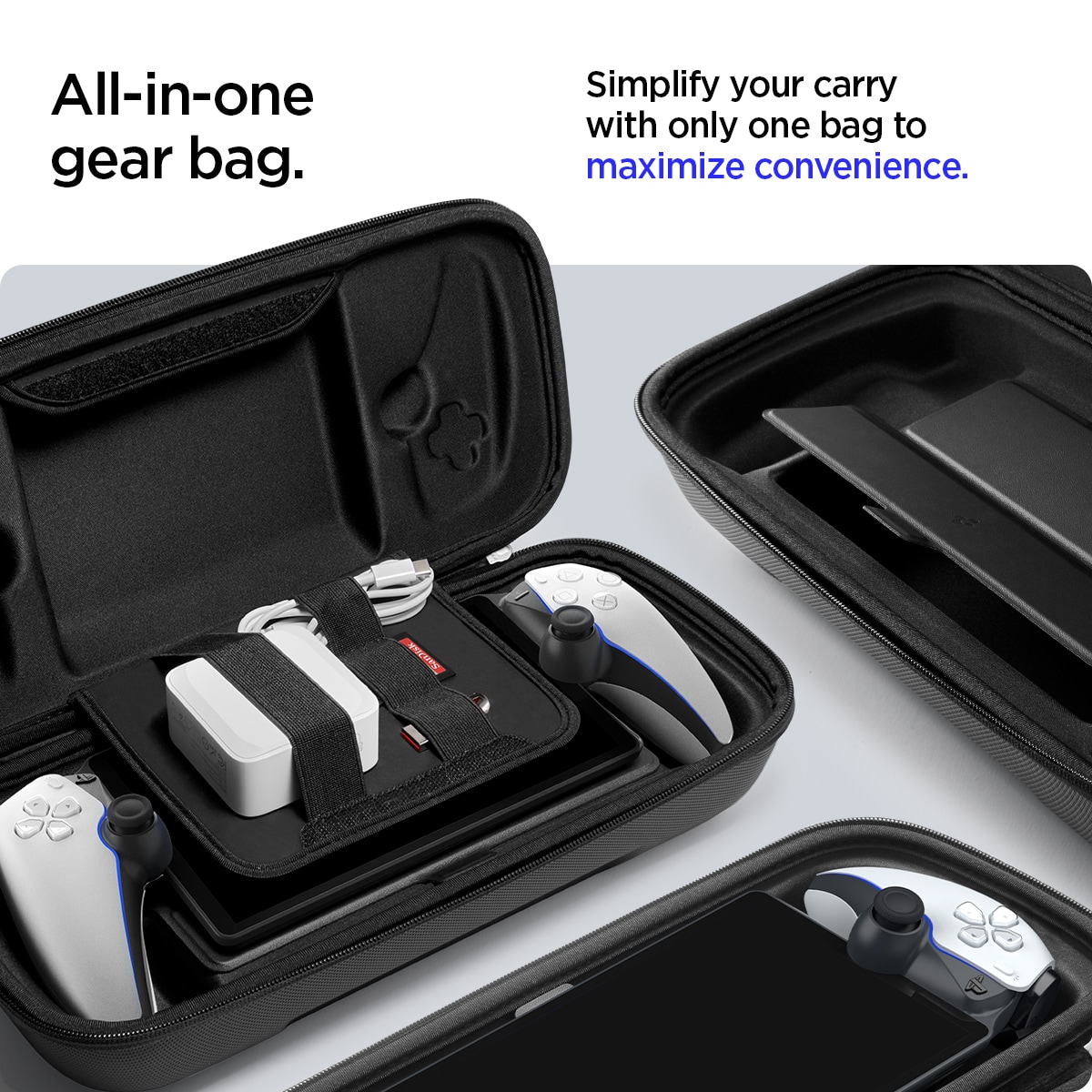 Sony PlayStation Portal Rugged Armor Pro Pouch, Sort