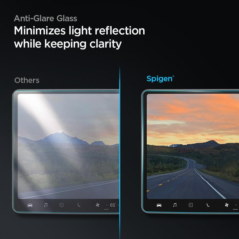 Tesla Model Y/3 Skærmbeskytter GLAS.tR EZ Fit Anti-Glare
