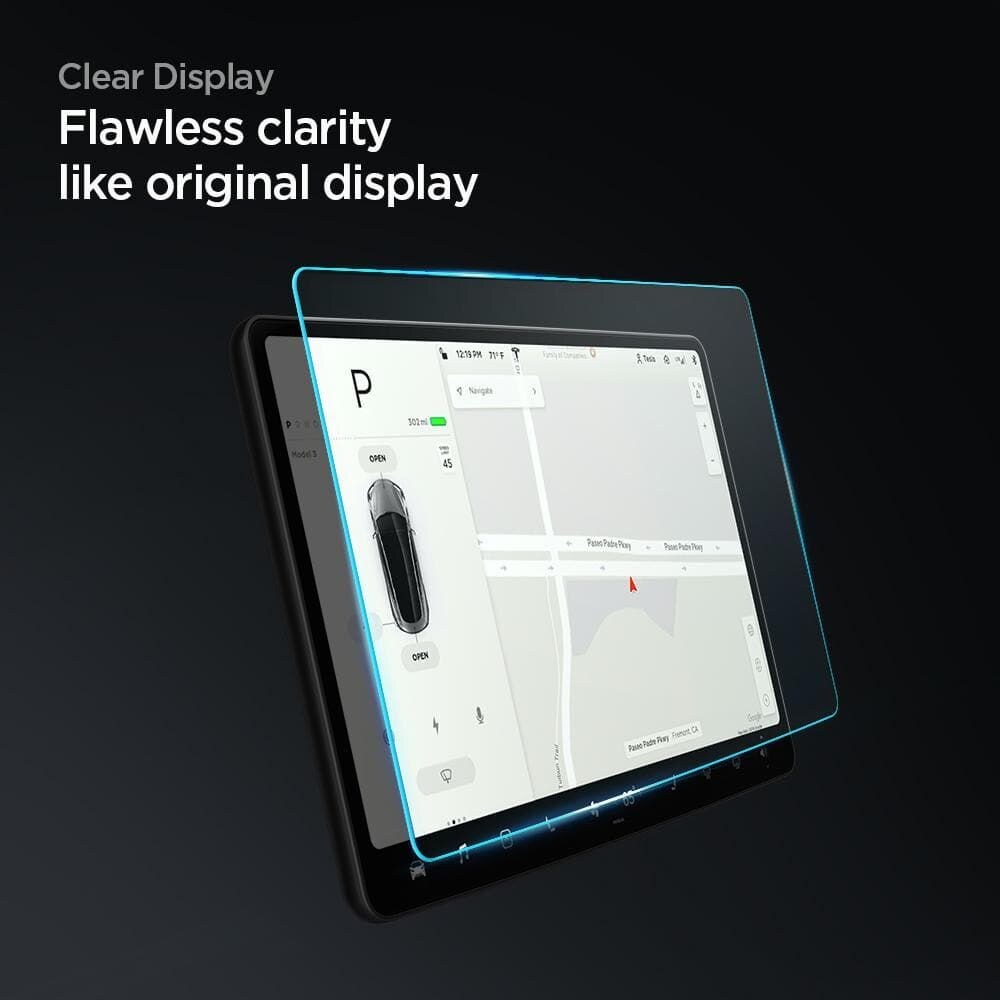 Tesla Model Y/3 Skærmbeskytter GLAS.tR EZ Fit Anti-Glare