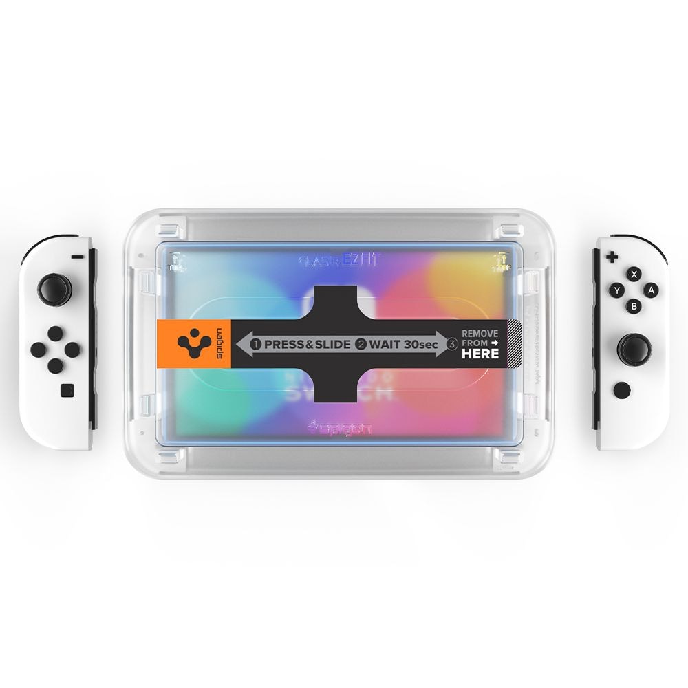 Nintendo Switch OLED Screen Protector GLAS.tR EZ Fit (2-pak)