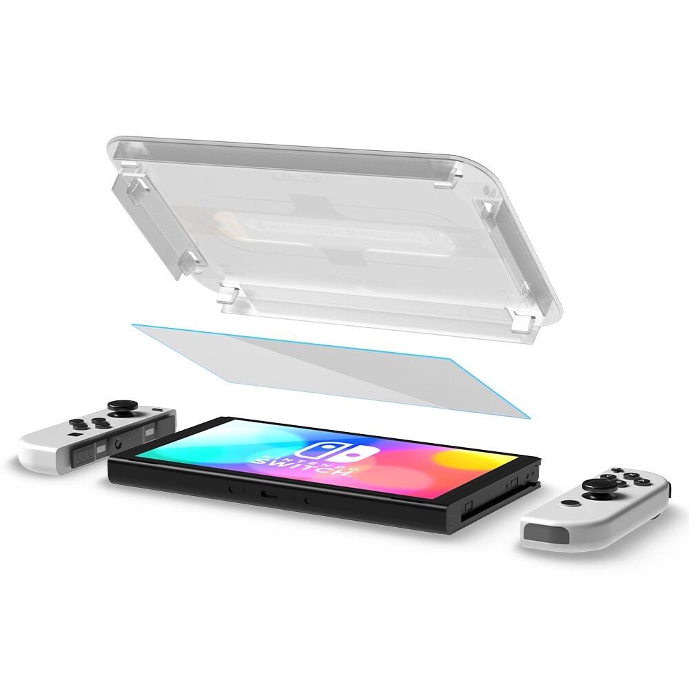 Nintendo Switch OLED Screen Protector GLAS.tR EZ Fit (2-pak)