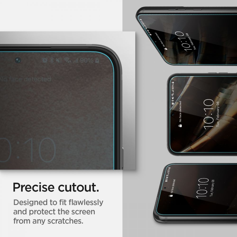 Samsung Galaxy S23 Skærmbeskytter med installationsramme (2-pak) GLAS.tR EZ Fit
