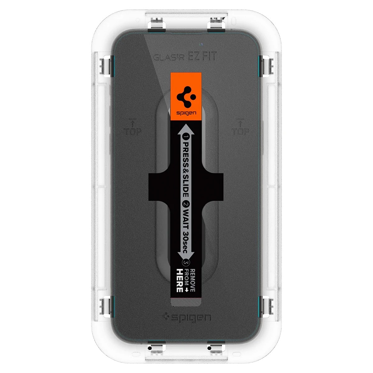 iPhone 14 Pro Max Skærmbeskytter med installationsramme (2-pak) GLAS.tR EZ Fit