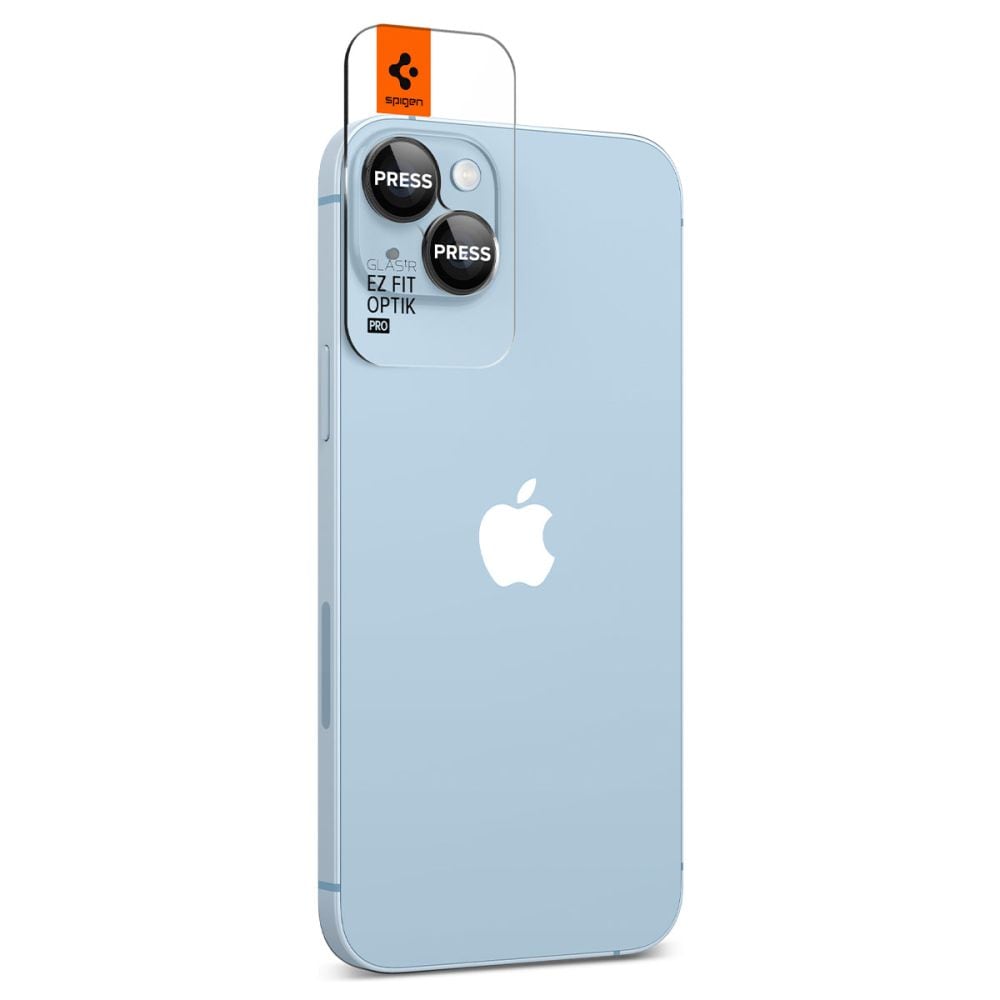 iPhone 14 Plus EZ Fit linsebeskytter (2-pak), Gennemsigtig