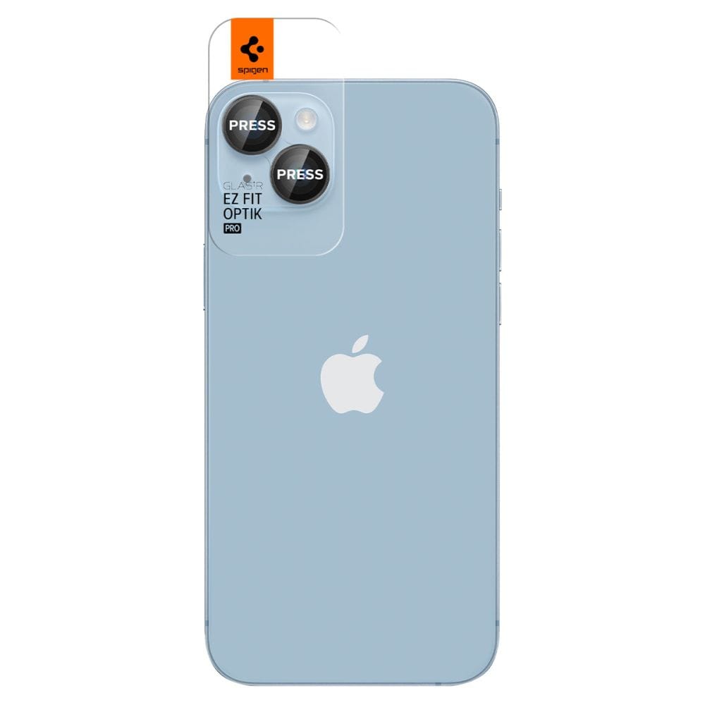 iPhone 14 Plus EZ Fit linsebeskytter (2-pak), Gennemsigtig