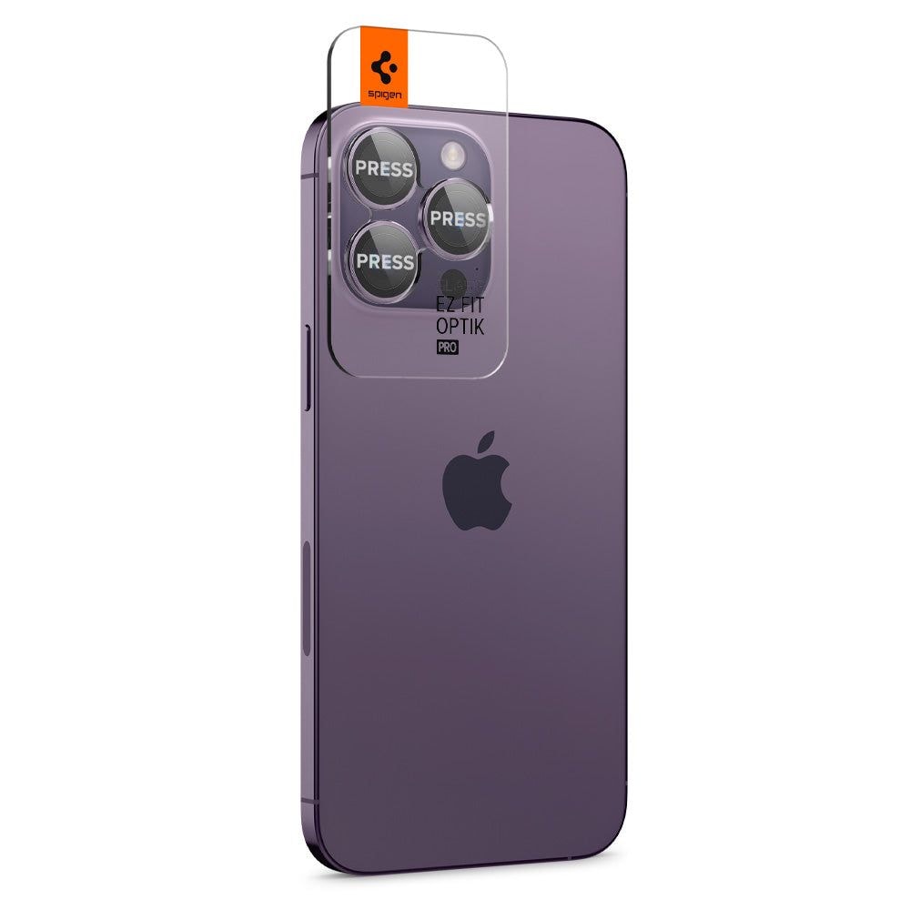iPhone 14 Pro Max EZ Fit linsebeskytter (2-pak), Lilla