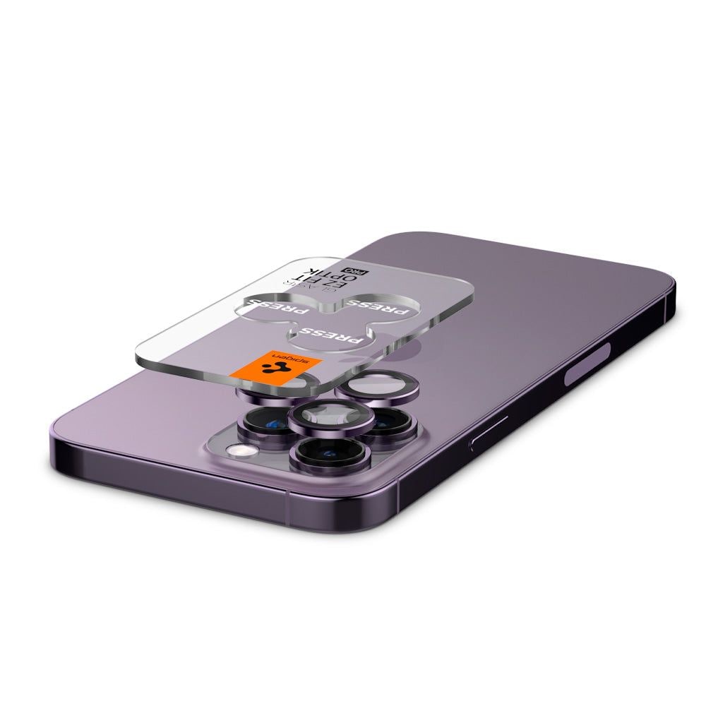 iPhone 14 Pro Max EZ Fit linsebeskytter (2-pak), Lilla
