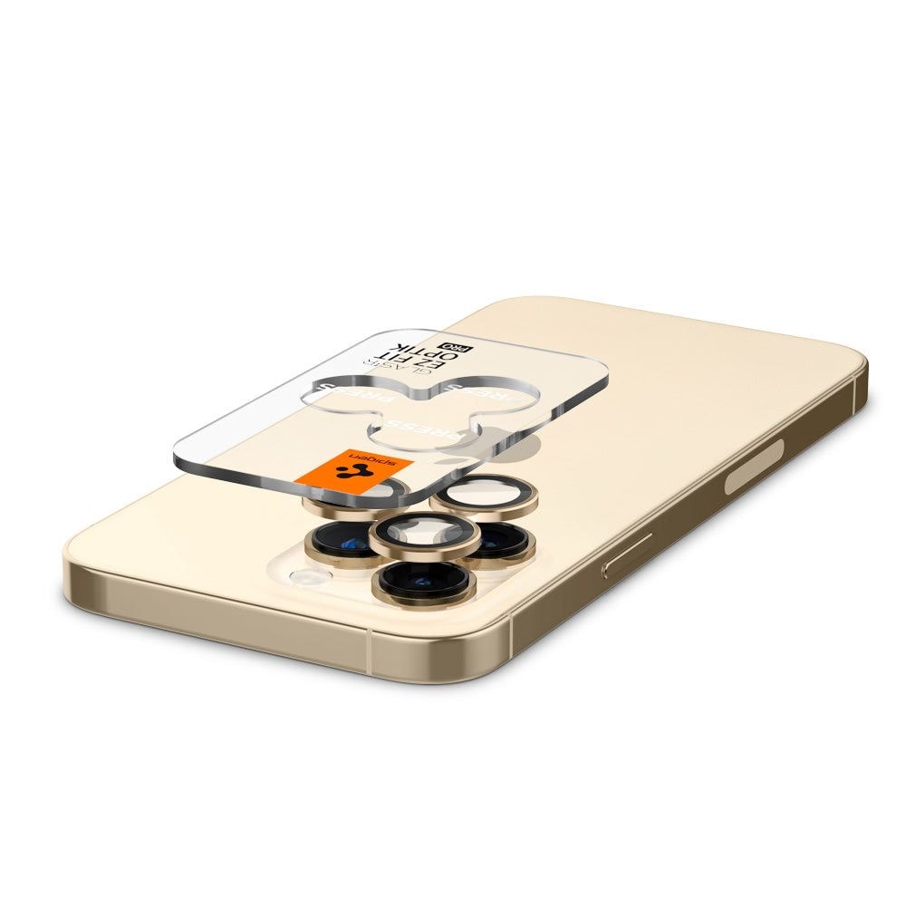 iPhone 14 Pro Max EZ Fit linsebeskytter (2-pak), Guld