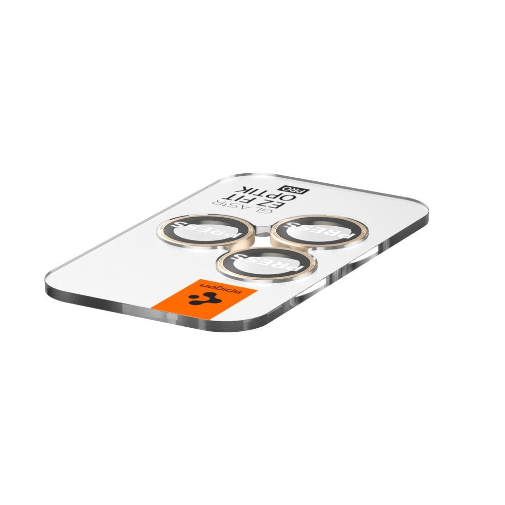 iPhone 14 Pro Max EZ Fit linsebeskytter (2-pak), Guld