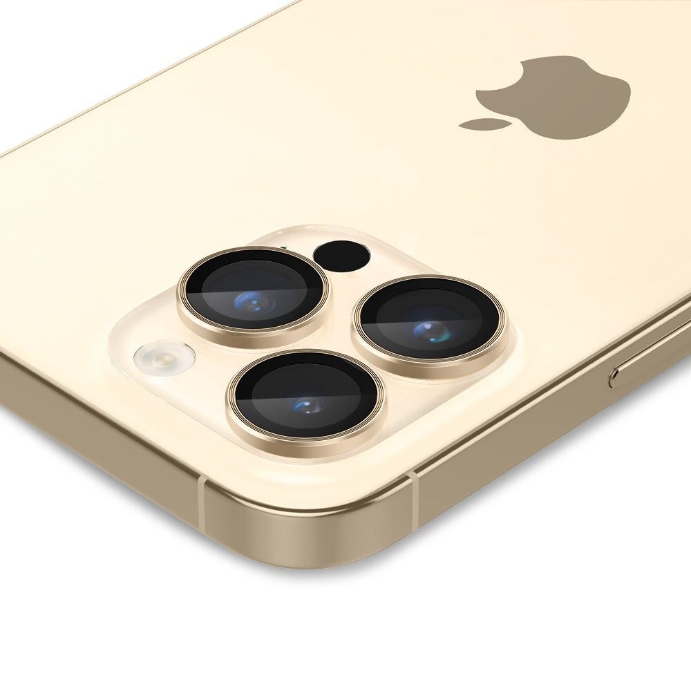 iPhone 14 Pro Max EZ Fit linsebeskytter (2-pak), Guld