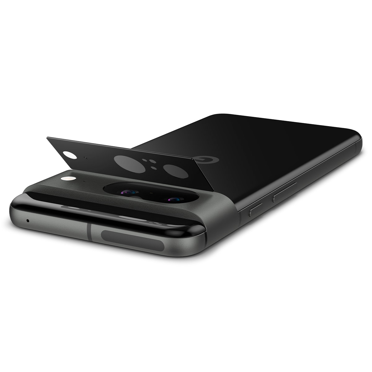Google Pixel 8 EZ Fit linsebeskytter (2-pak), Sort