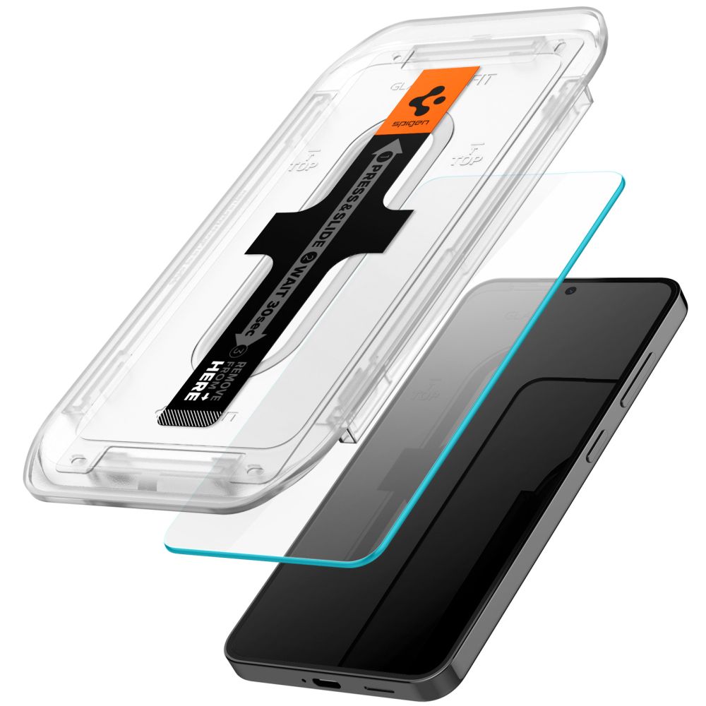 Samsung Galaxy S24 Skærmbeskytter med installationsramme (2-pak) GLAS.tR EZ Fit