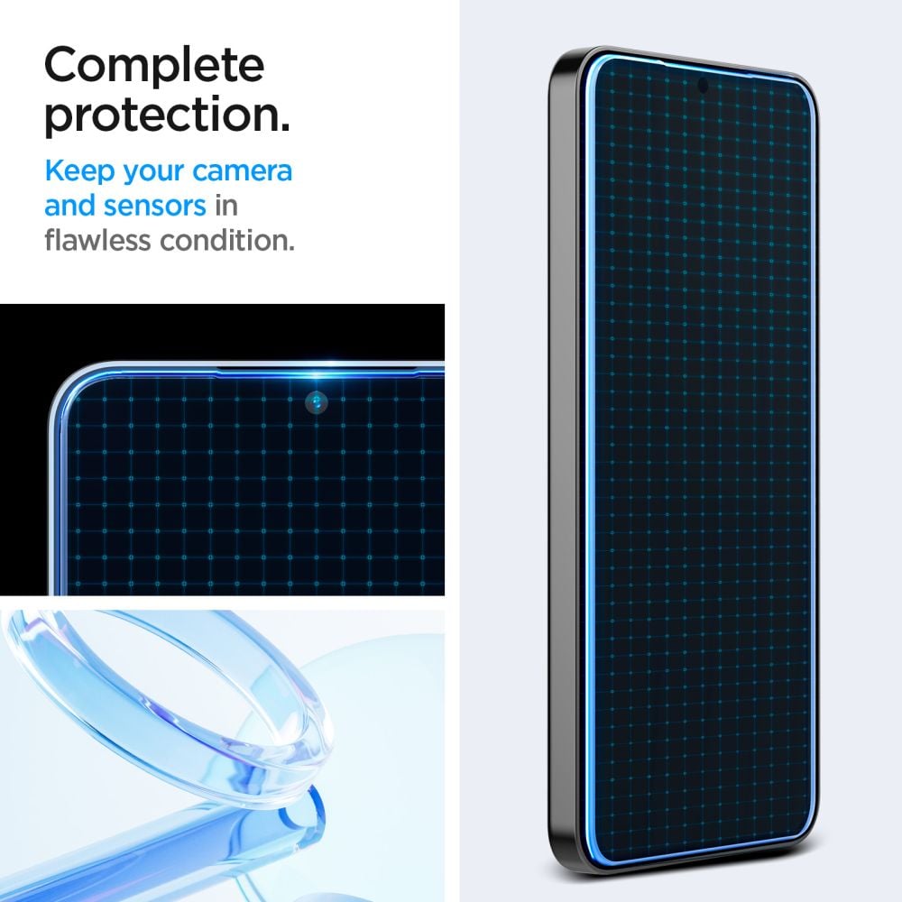 Samsung Galaxy S24 Skærmbeskytter med installationsramme (2-pak) GLAS.tR EZ Fit