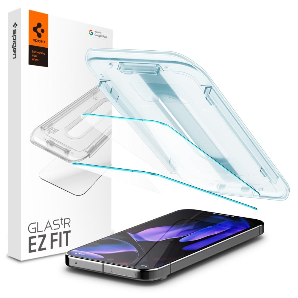 Google Pixel 10 Pro Skærmbeskytter med installationsramme (2-pak) GLAS.tR EZ Fit