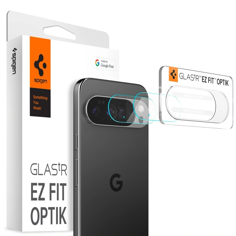 Google Pixel 10 Pro EZ Fit linsebeskytter (2-pak), Gennemsigtig