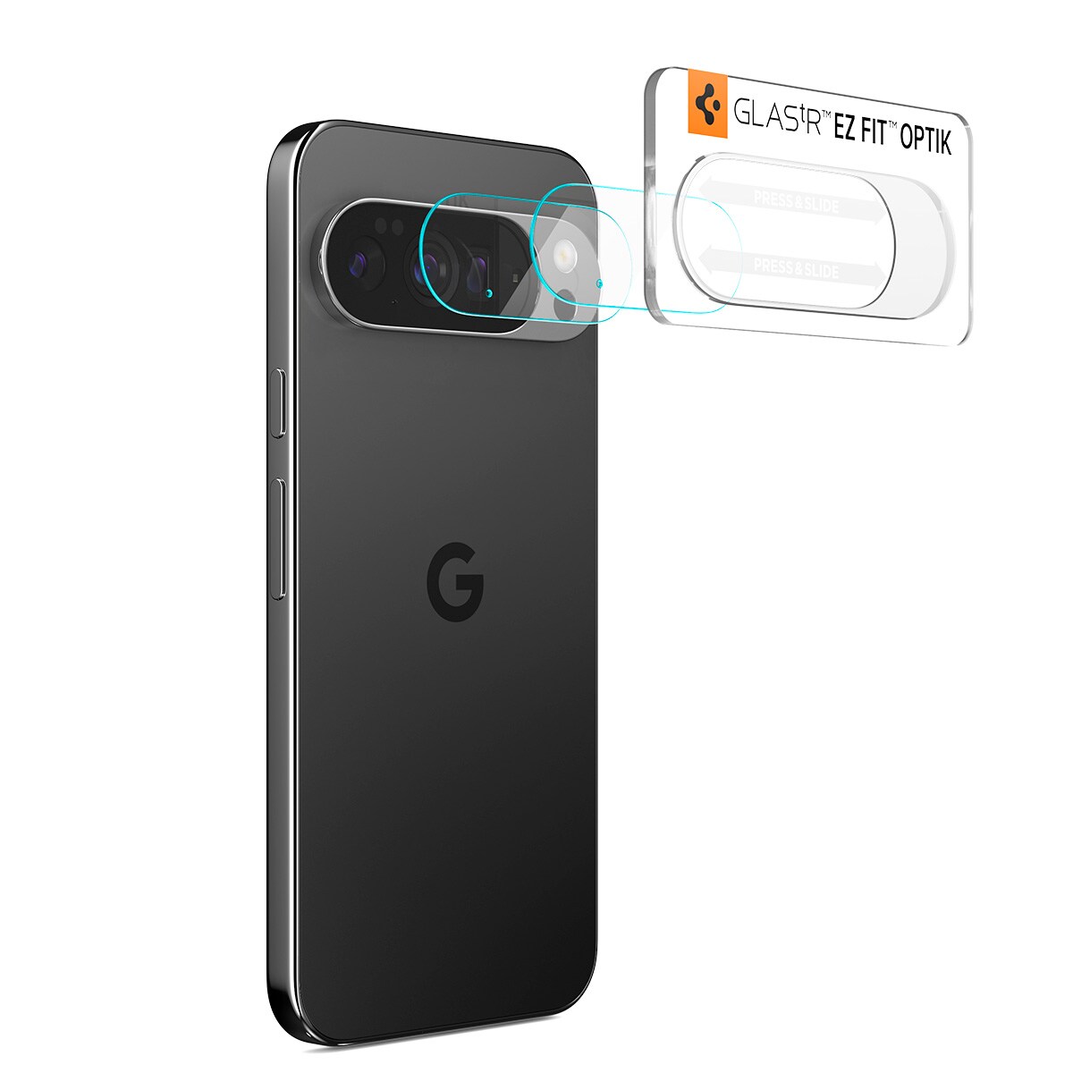 Google Pixel 10 Pro EZ Fit linsebeskytter (2-pak), Gennemsigtig