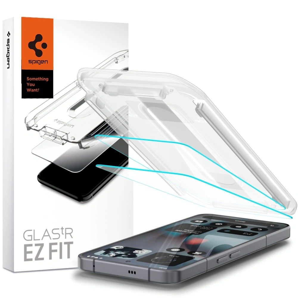 Nothing Phone 3 Skærmbeskytter med installationsramme (2-pak) GLAS.tR EZ Fit