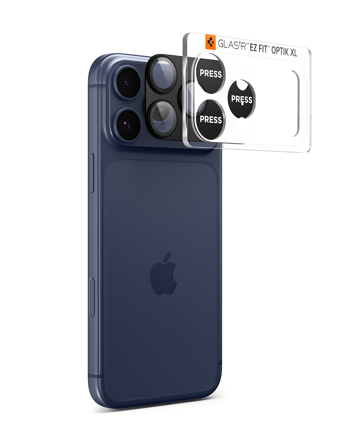 iPhone 17 Pro EZ Fit Kamerabeskyttelse - Optic Pro XL, Sort