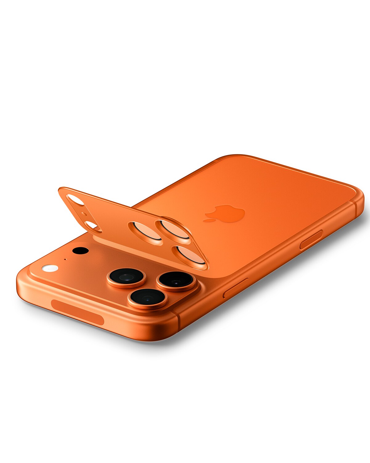 iPhone 17 Pro EZ Fit Kamerabeskyttelse - Optic Pro XL, Orange