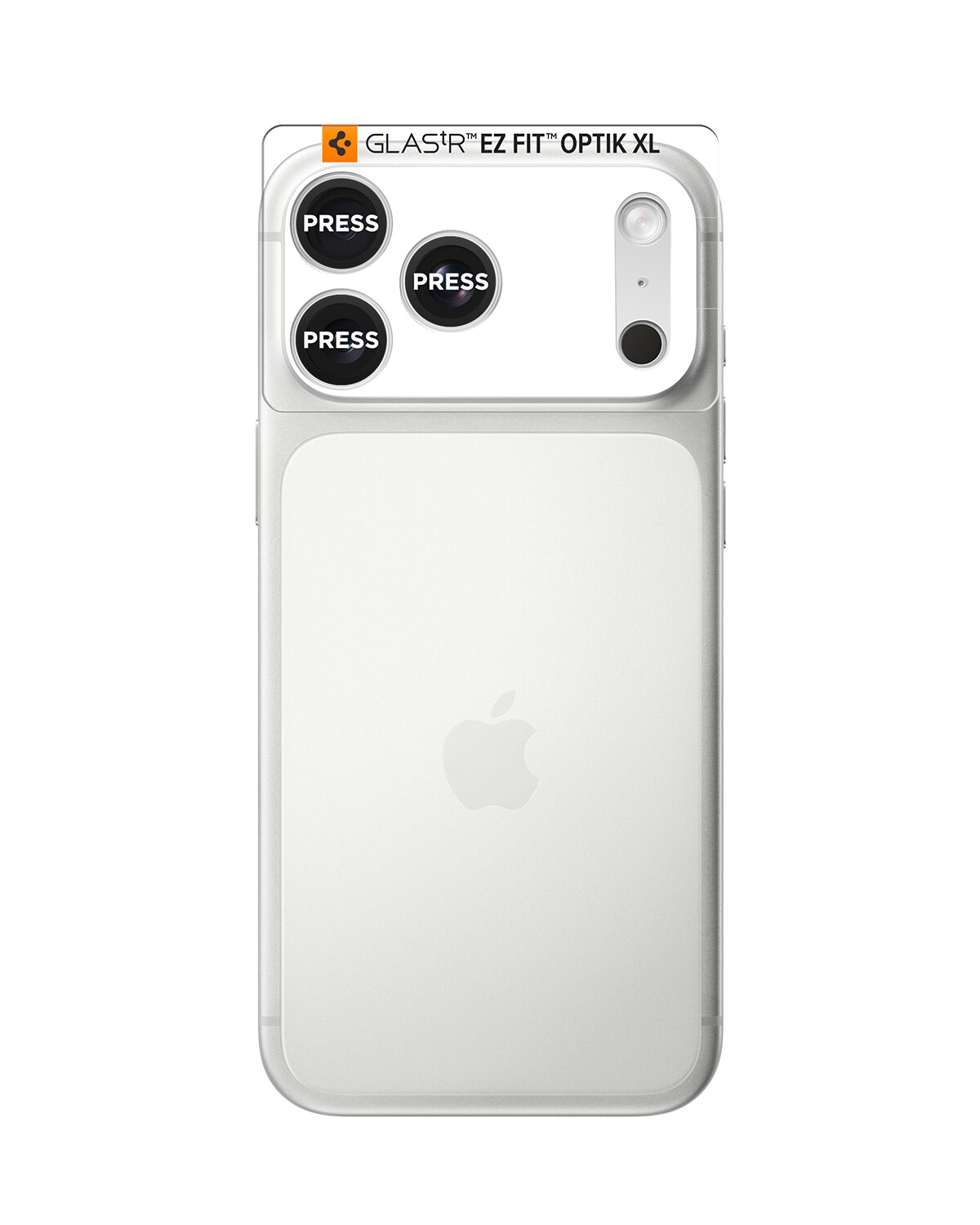 iPhone 17 Pro EZ Fit Kamerabeskyttelse - Optic Pro XL, Sølv
