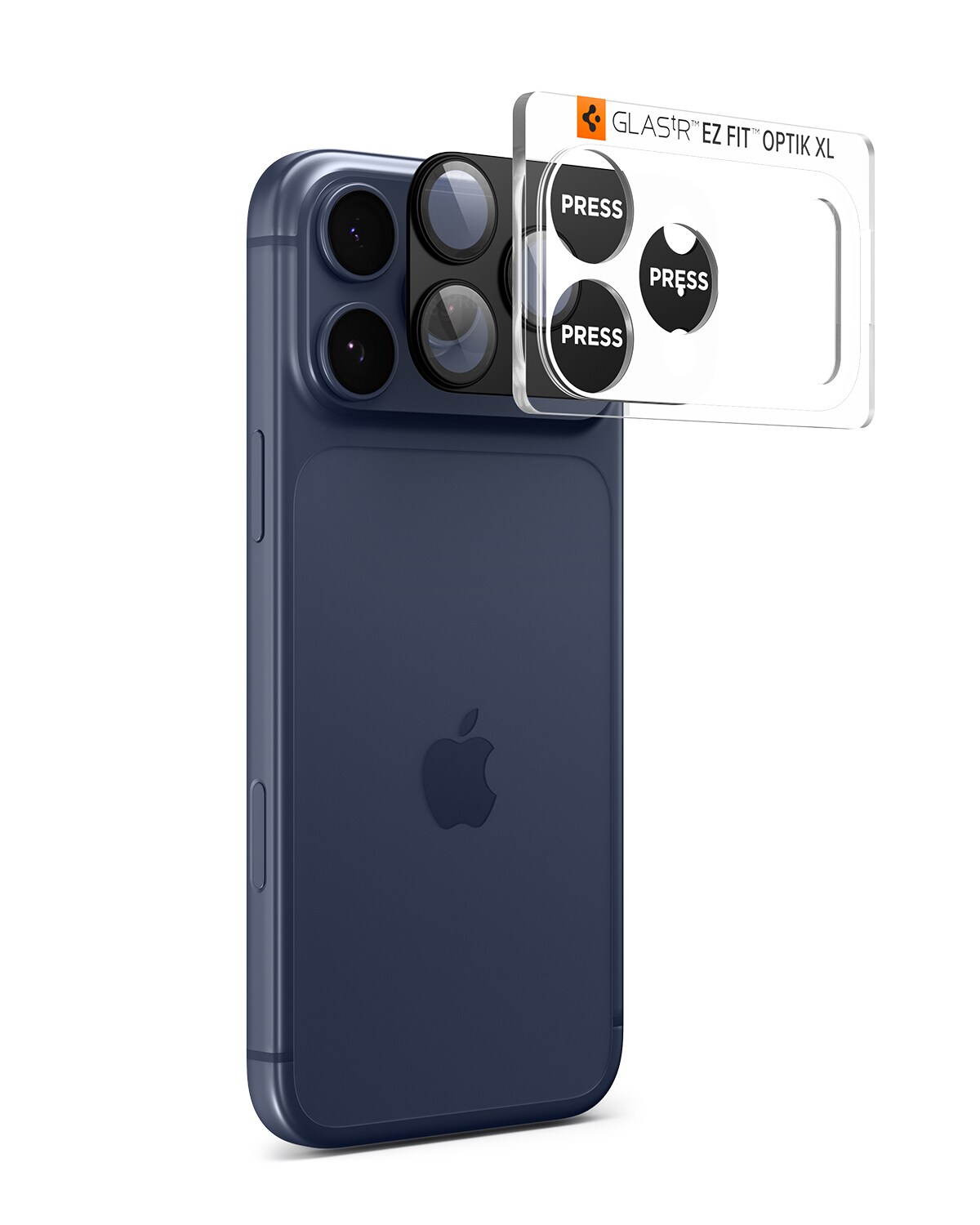 iPhone 17 Pro Max EZ Fit Kamerabeskyttelse - Optic Pro XL, Sort