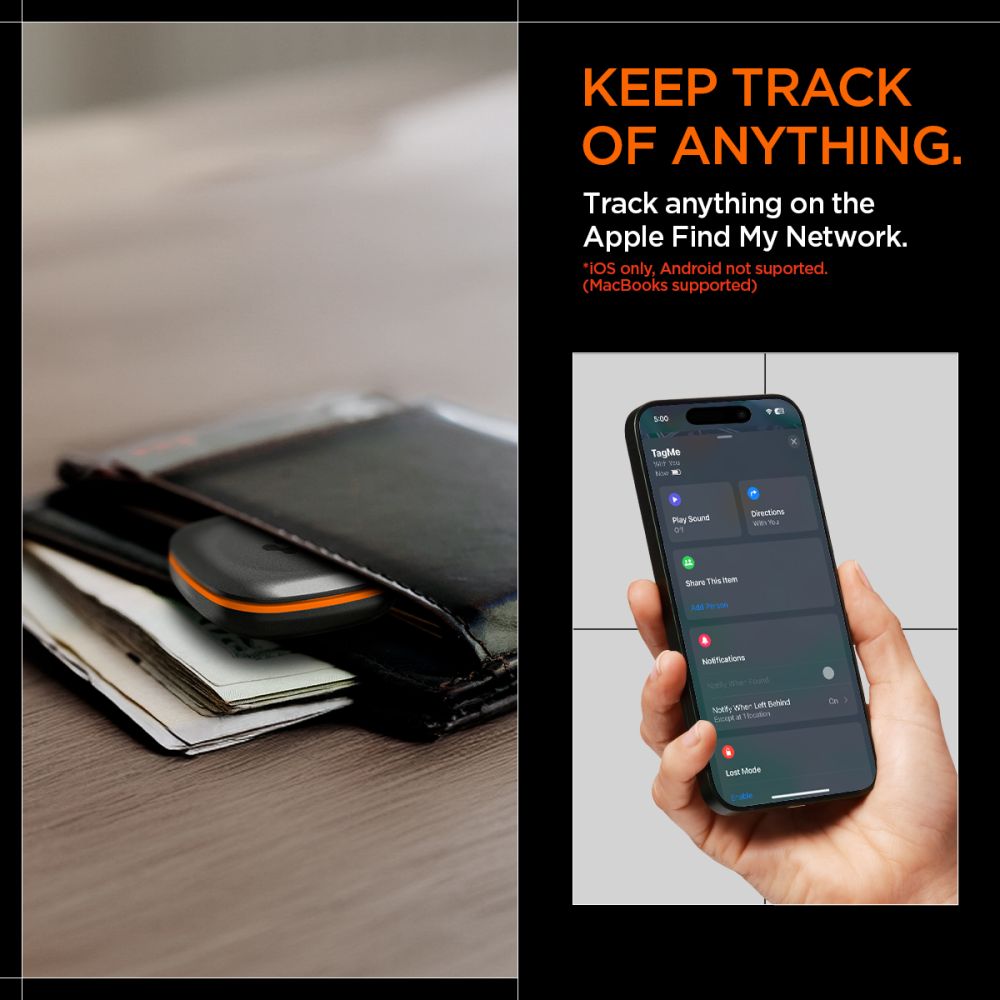 Bluetooth Tracker TagMe, Sort