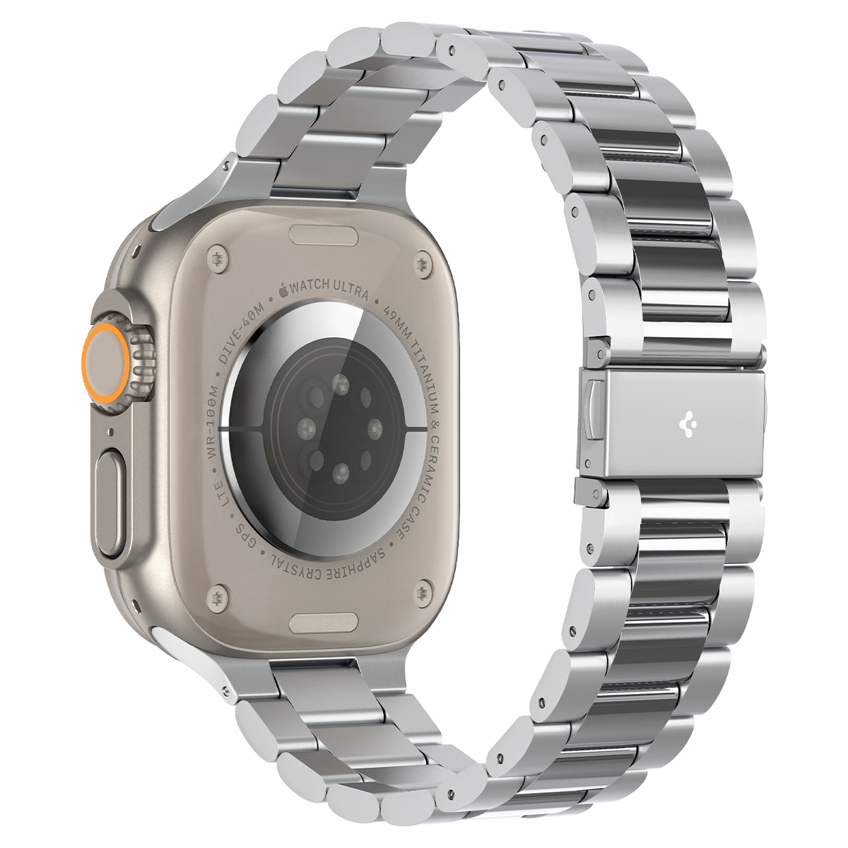 Apple Watch Ultra 49mm 2nd Gen Metalarmbånd Modern Fit 316L, Sølv