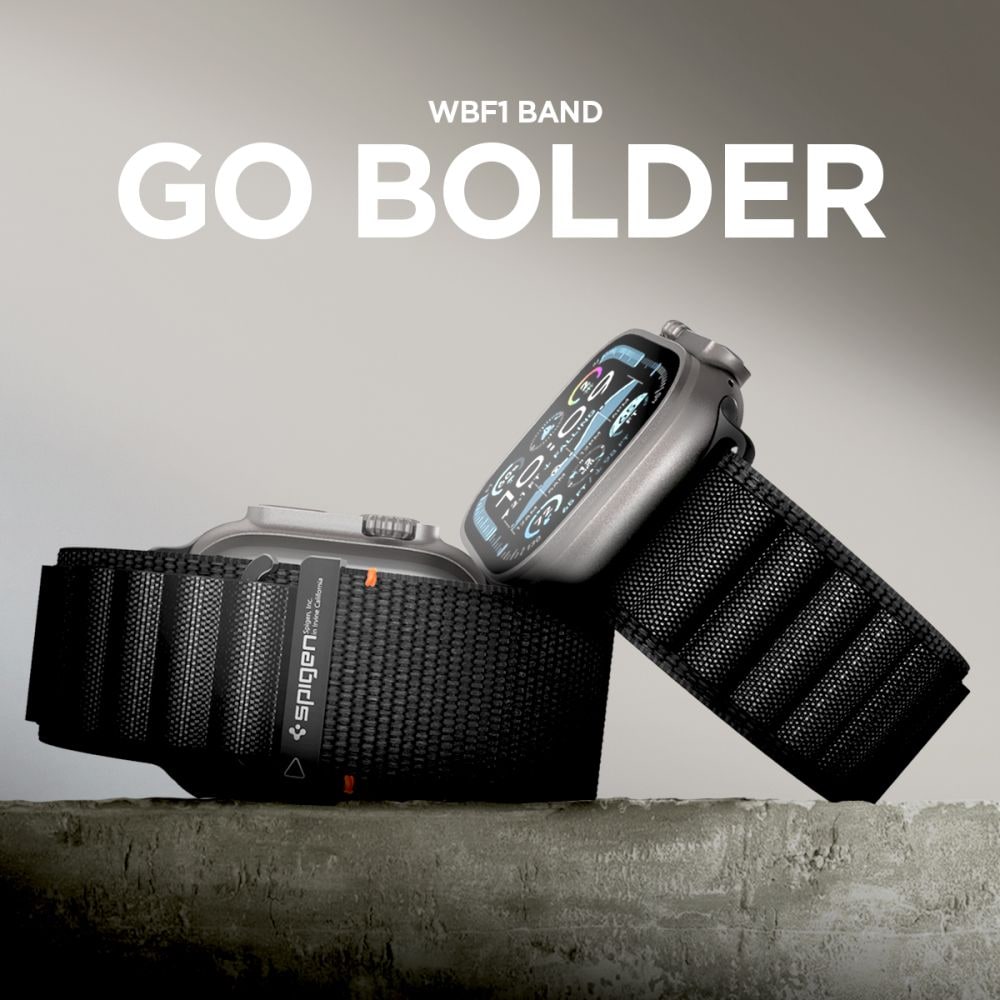 Apple Watch Ultra 49mm 3rd Gen WBF1 armbånd, Sort