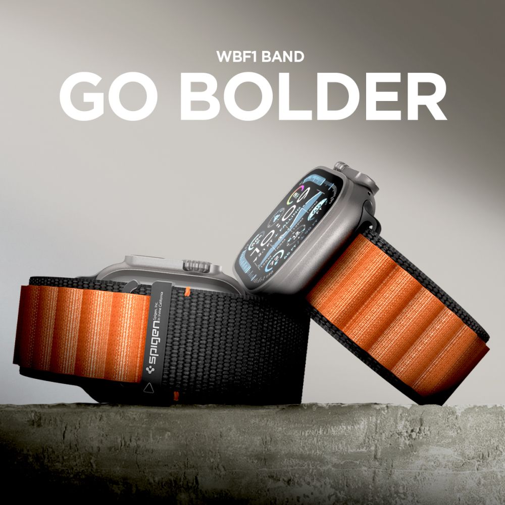 Apple Watch SE 3 44mm WBF1 armbånd, Orange