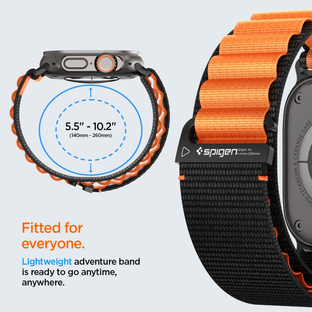 Apple Watch SE 3 44mm WBF1 armbånd, Orange