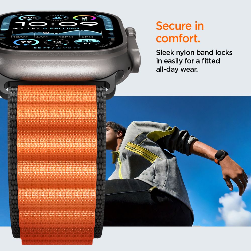 Apple Watch SE 3 44mm WBF1 armbånd, Orange