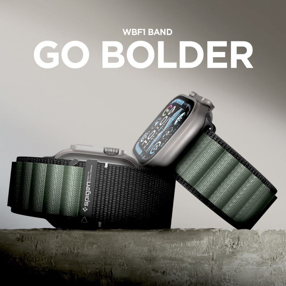 Apple Watch Series 9 45mm WBF1 armbånd, Grøn