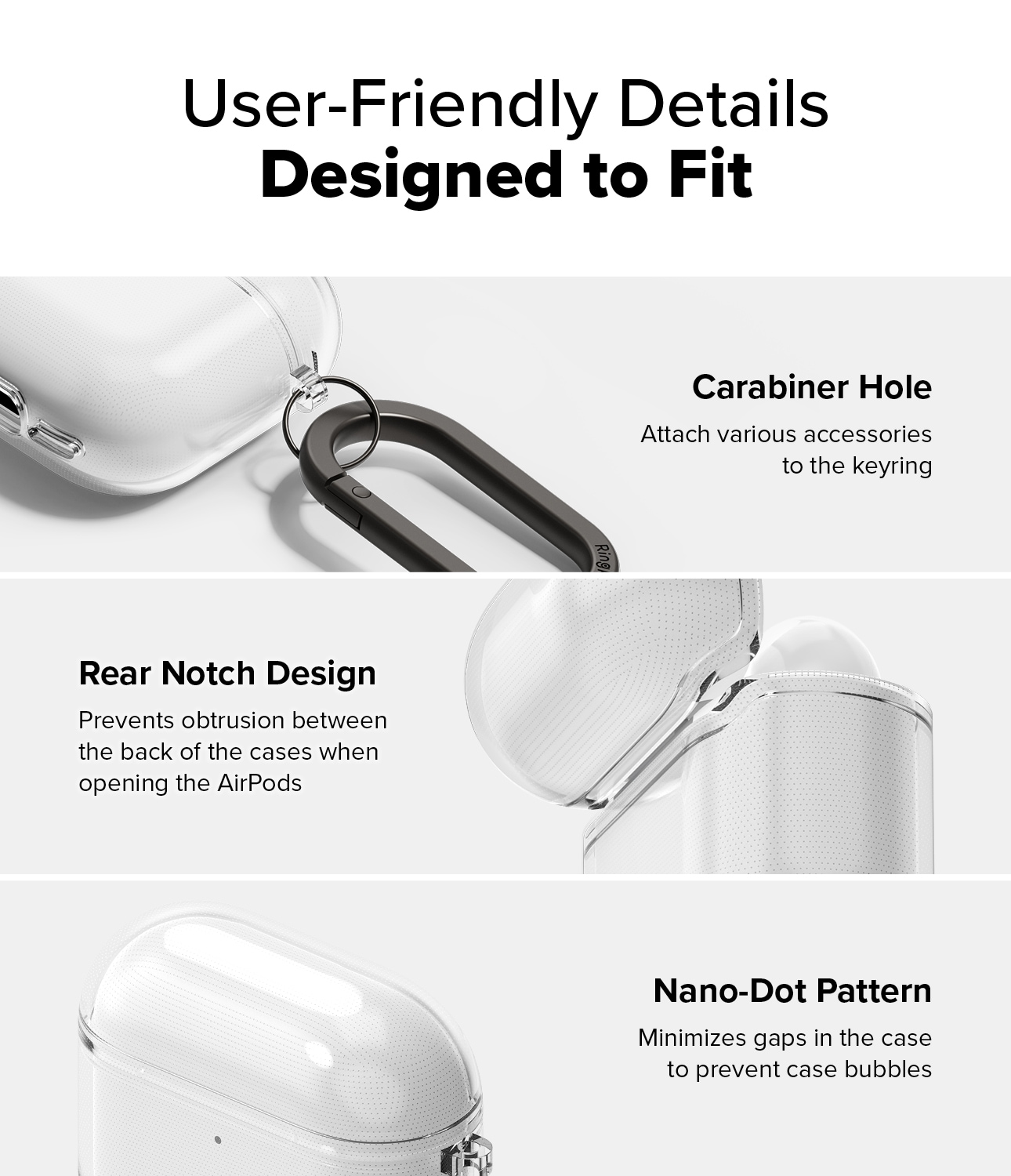 Apple AirPods 4 Air cover, Clear
