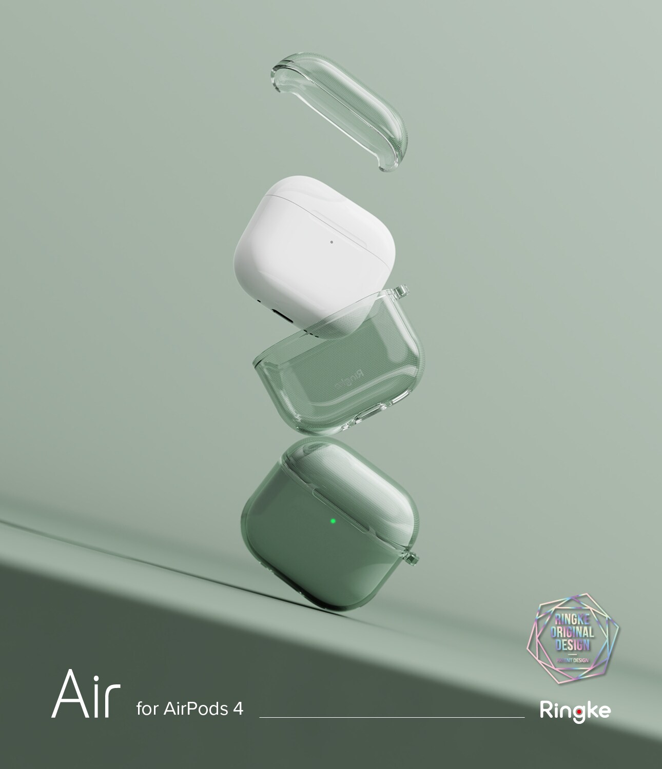 Apple AirPods 4 Air cover, Grøn