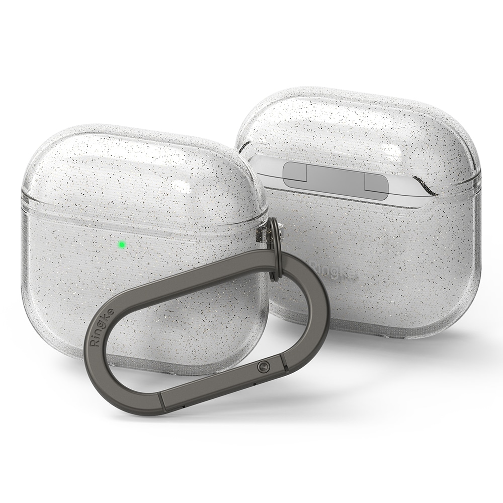 Apple AirPods 4 Air cover, Glitter Clear