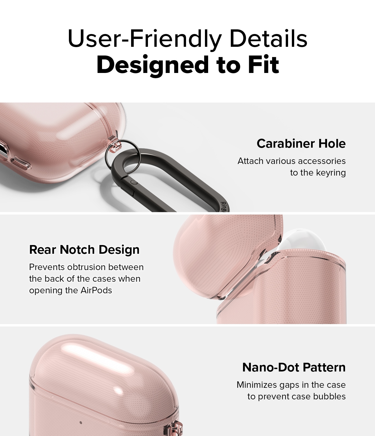 Apple AirPods 4 Air cover, Pink