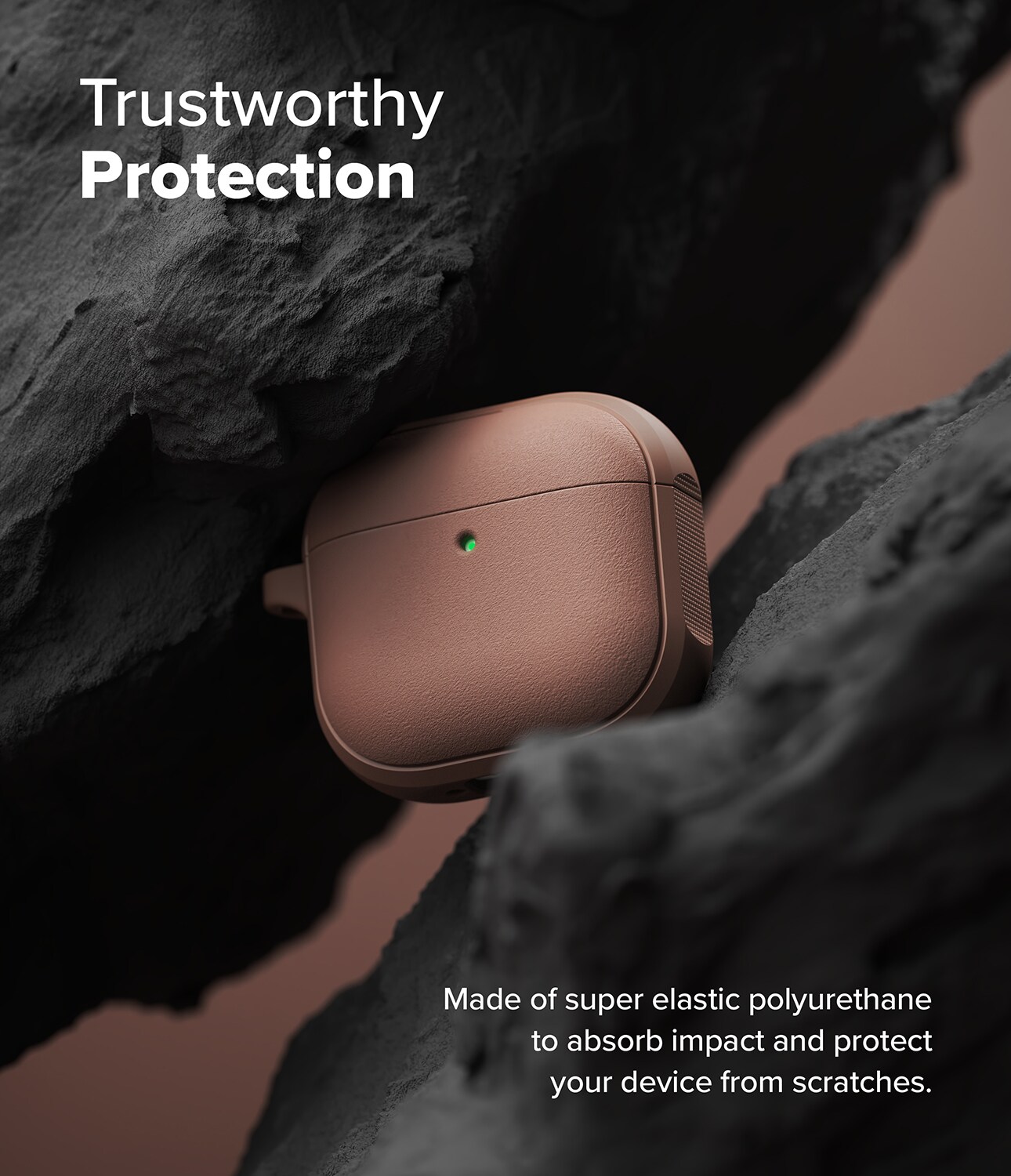 Apple AirPods 4 Onyx MagSafe cover, Constant Coral