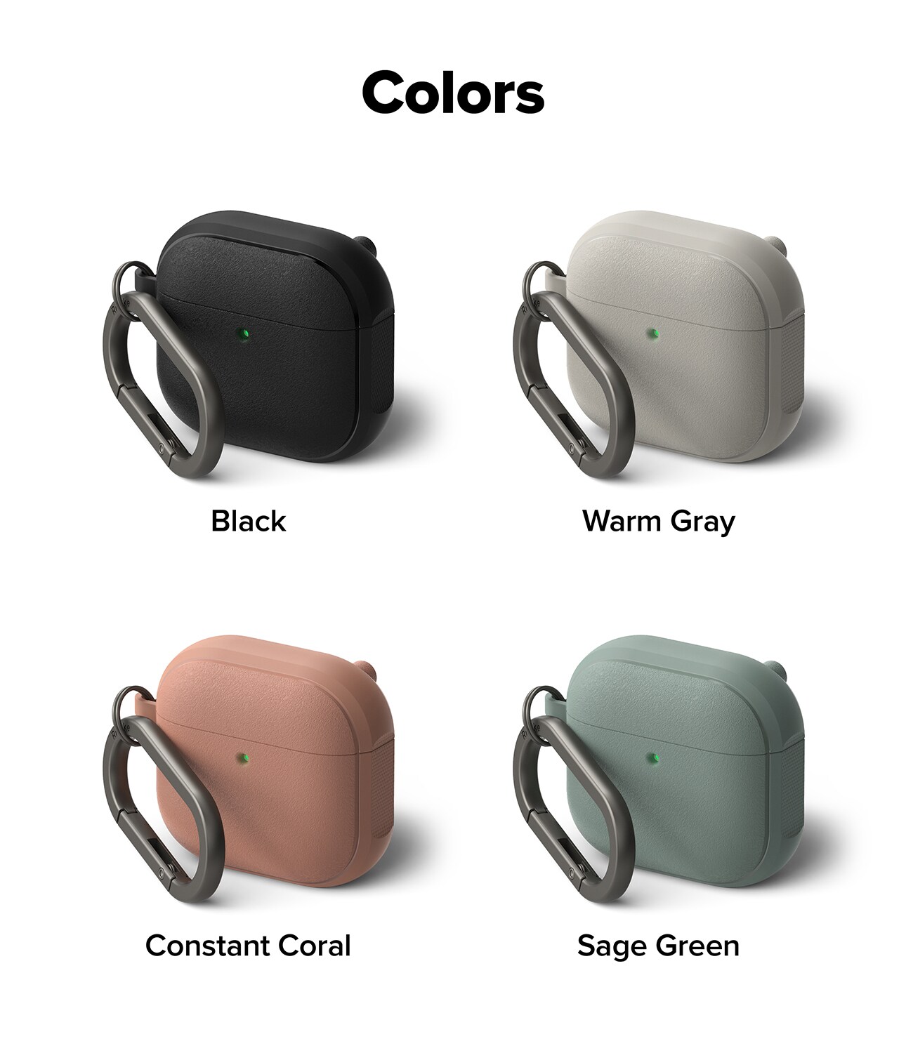 Apple AirPods 4 Onyx MagSafe cover, Sage Green