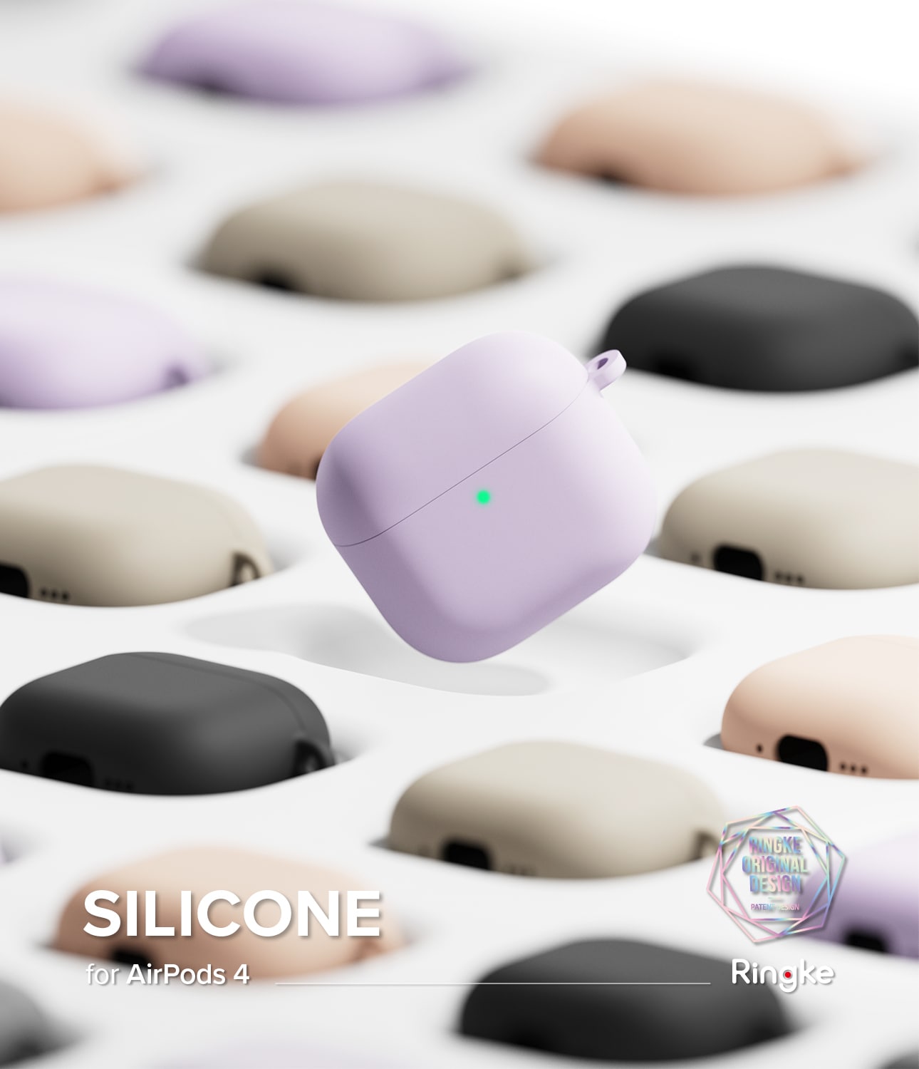 Apple AirPods 4 Silikonecover, Black