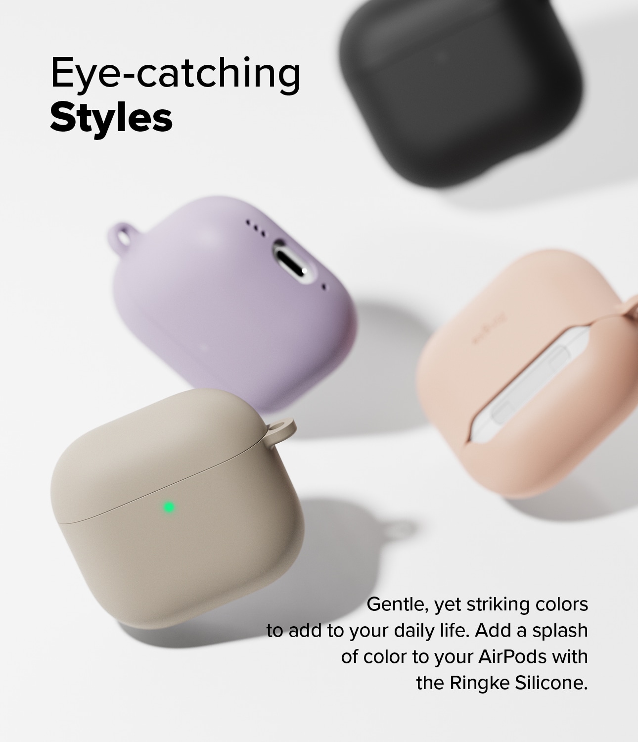 Apple AirPods 4 Silikonecover, Black